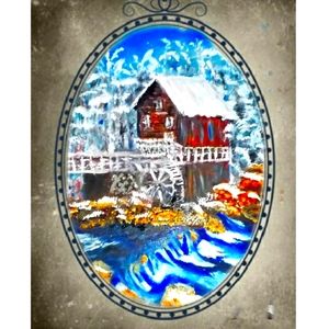 West Virginia. Acrylic on Canvas Board